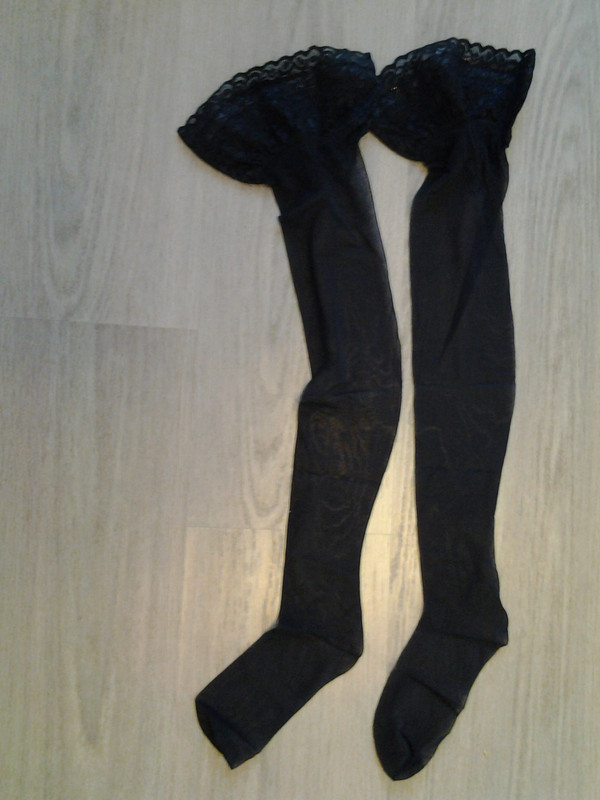 30 a Stay-up stockings - Black (1)