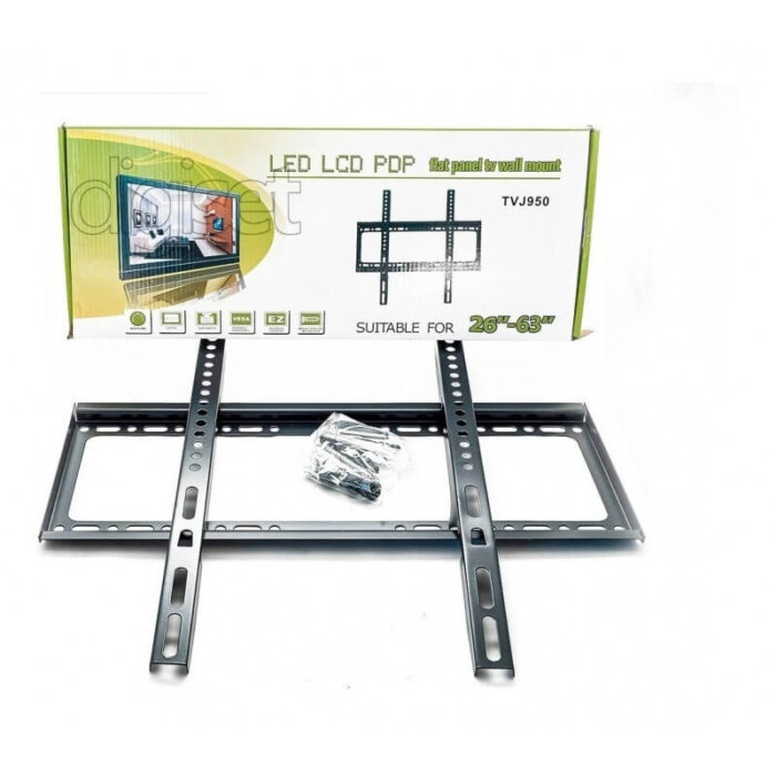 Base de TV fija para pared, compatible con 26-63 pulgadas.