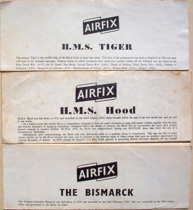 Airfix 600 Ship Instructions T2