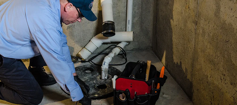Flooded basement requiring sump pump repair Albuquerque
