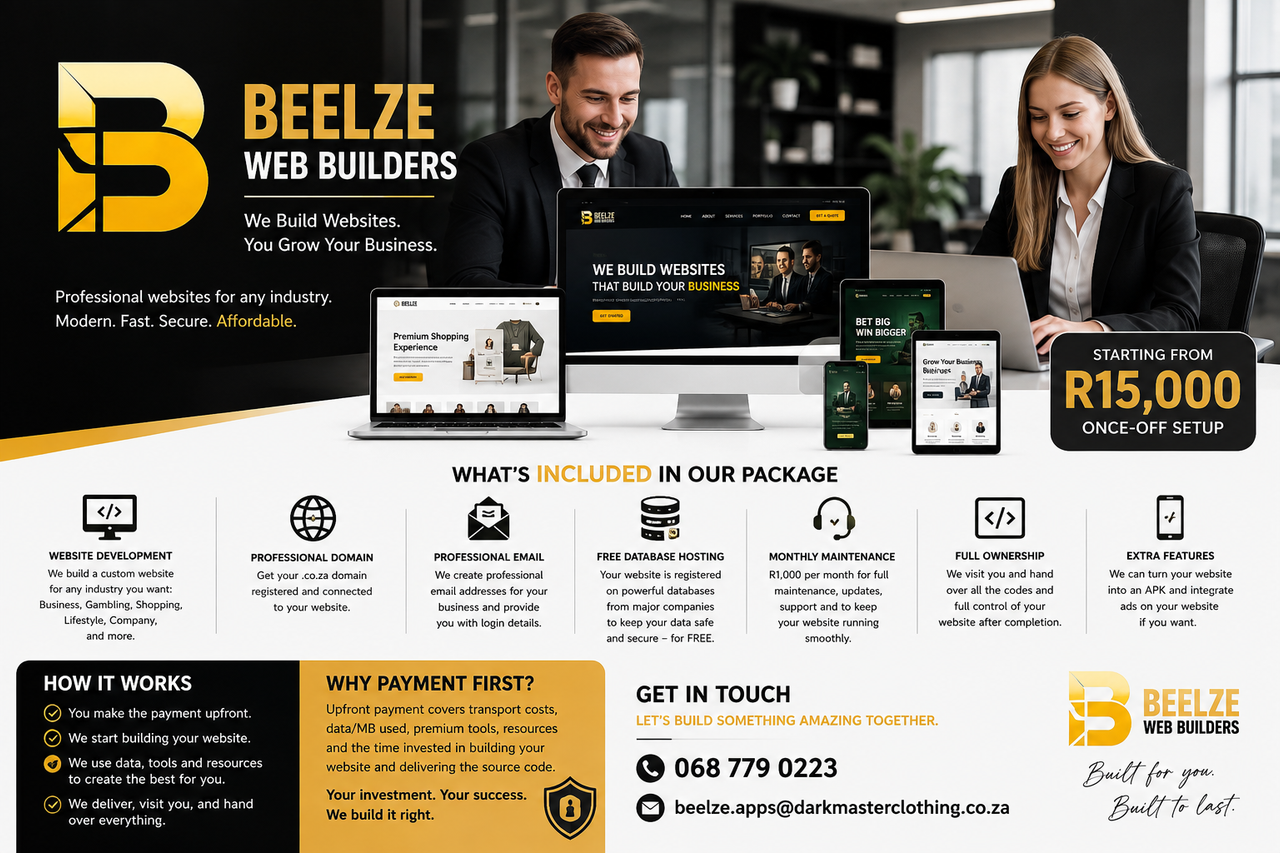 Beelze Web Builders — what's included