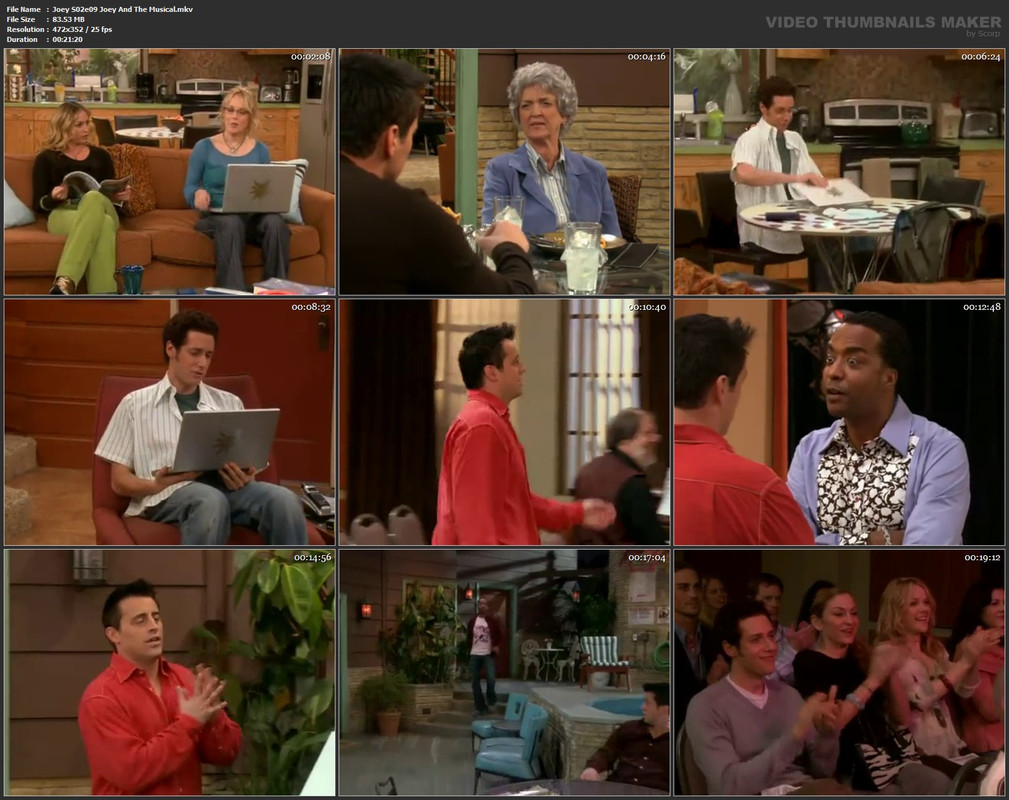 Joey S02e09 Joey And The Musical.mkv