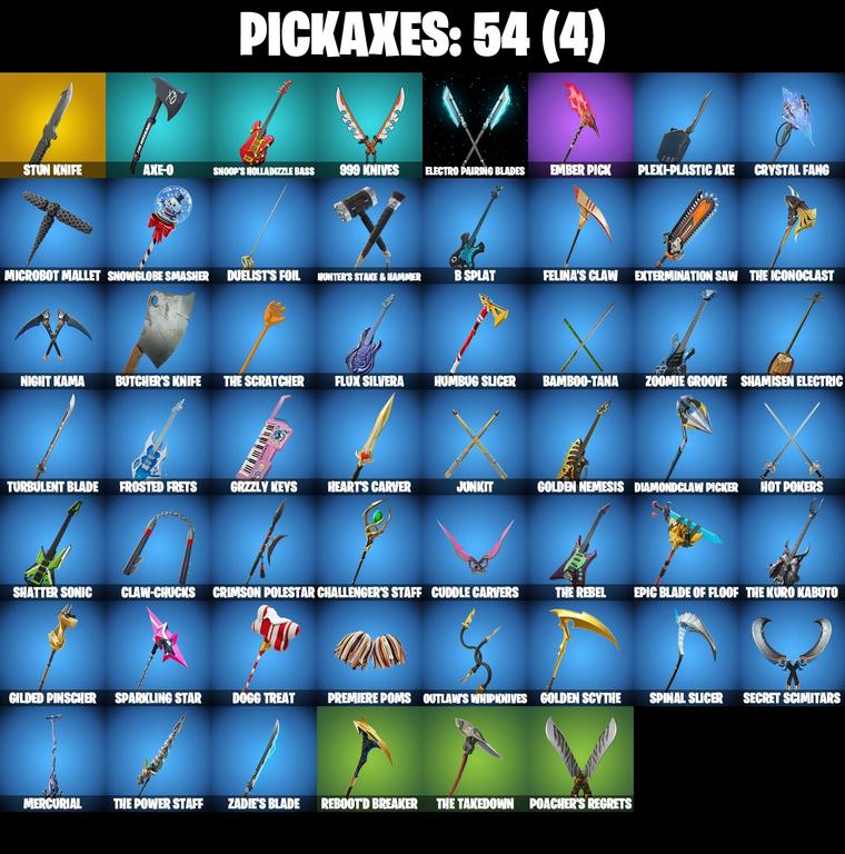 pickaxes comp