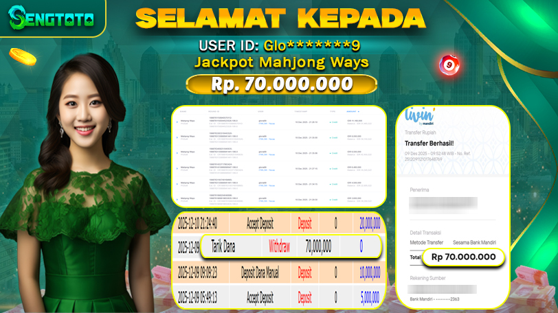 BUKTI PEMBAYARAN SLOT MAHJONG WAYS 