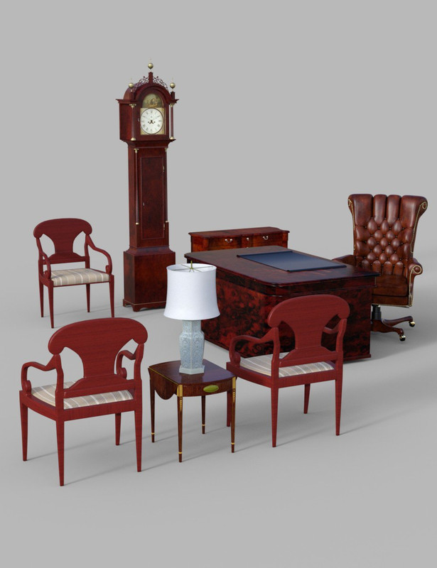 01 classic furniture set 1 daz3d