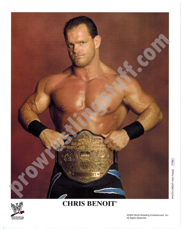 Chris Benoit P-882 WWE 8x10 promo photo