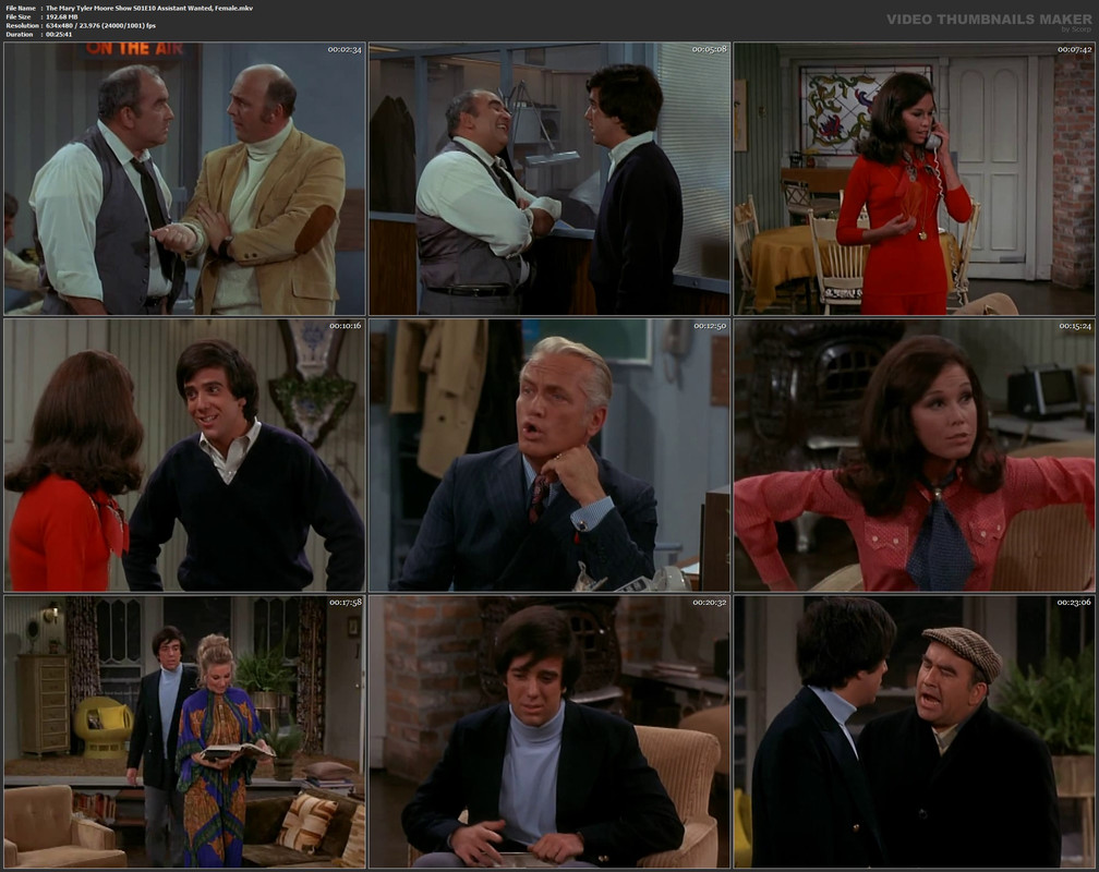 The Mary Tyler Moore Show S01E10 Assistant Wanted, Female.mkv