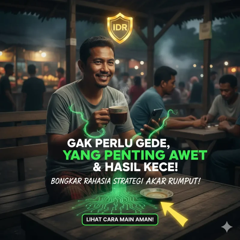 Strategi Akar Rumput - Orang Santai Minum Kopi