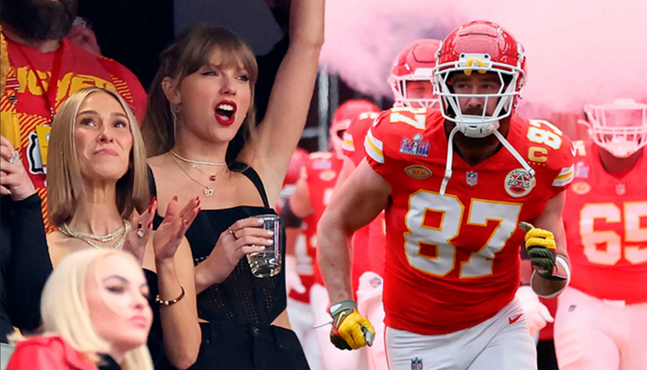 Precio del outfit de Taylor Swift en el Super Bowl 2024 para apoyar a Travis Kelce