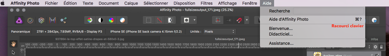 Capture aide Affinity