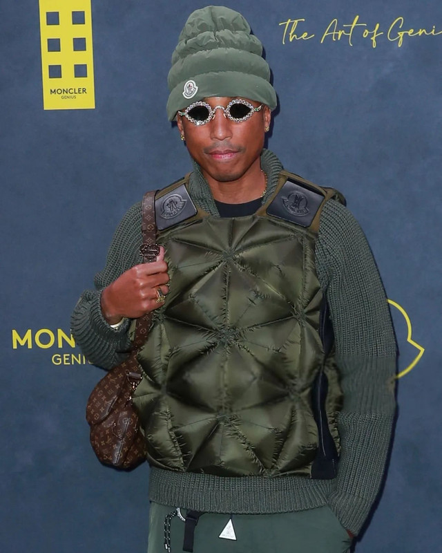 21metgala on X: Pharrell Williams attends the Moncler Genius presentation  during London Fashion Week February 2023.  / X