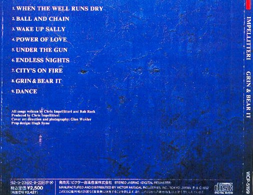 Impellitteri - Grin And Bear It [Japan Edition] (1992) Lossless