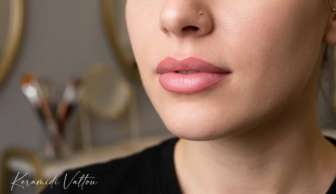 Lip Blush Tattoo Technique