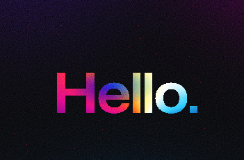 Grainy & Gradients Text CSS Effect