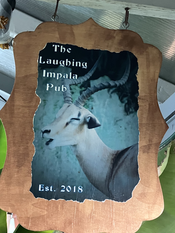 Laughing Impala Pub sign