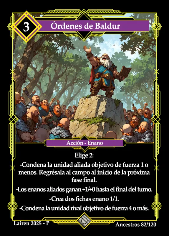 ORDENES DE BALDUR