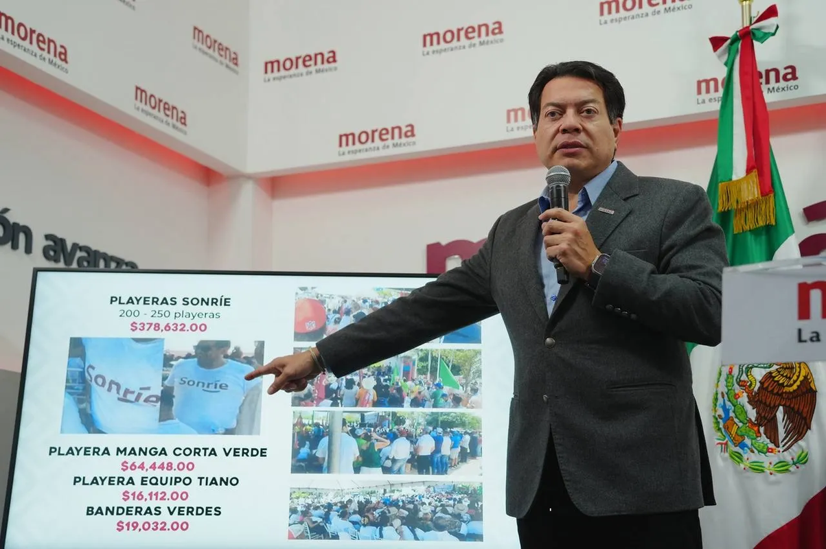 INE distorsiona reportes y duplica gastos de Morena, acusa Mario Delgado 