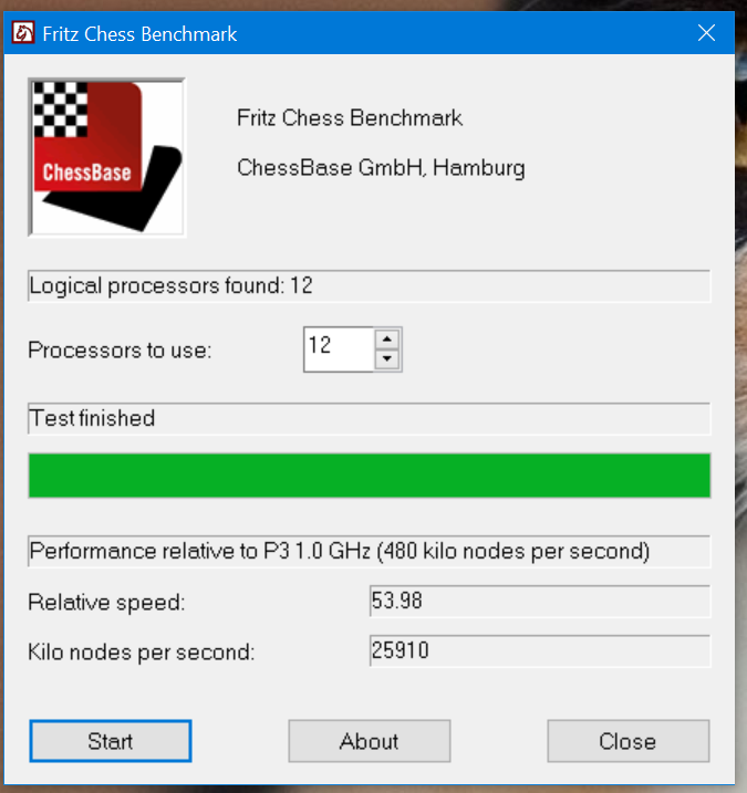 Chess Bench Ryzen5 3600