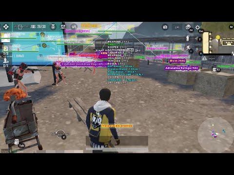 Stream Hack Pubg Mobile VNG with GameGuardian - ESP, Bug Scope