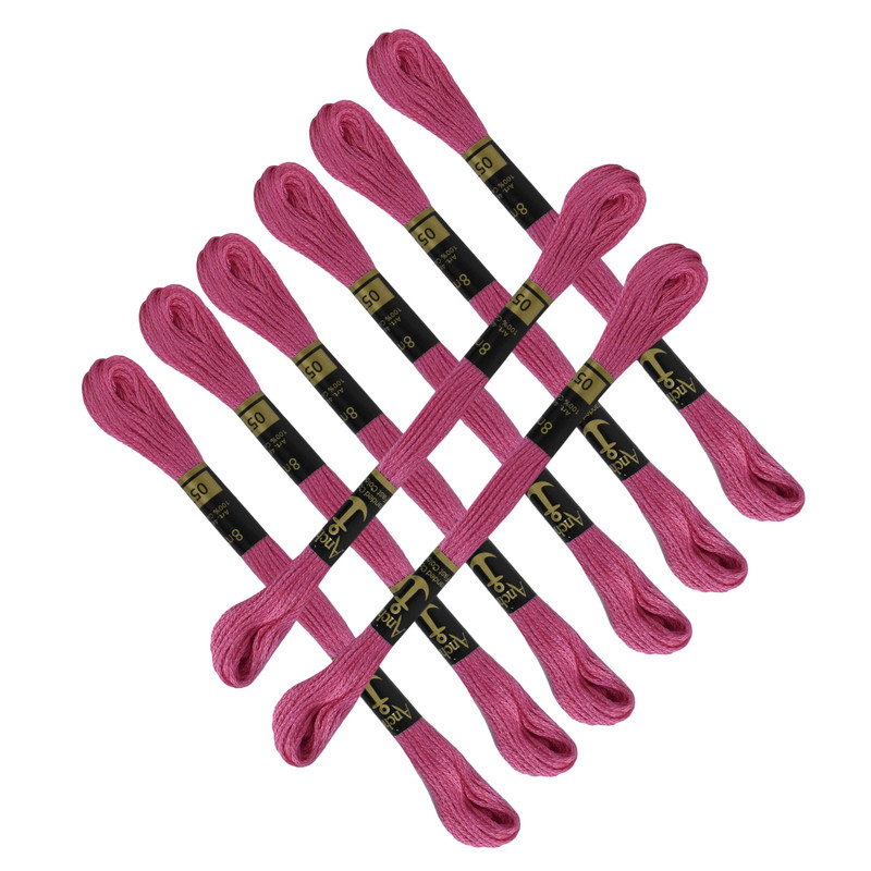 Hilos de anclaje mechones de algodón varados bordados a mano punto de cruz y punto largo - Imagen 42 de 129