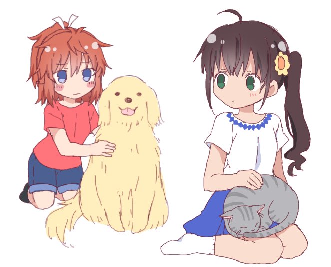 koshigaya-natsumi-and-niizato-aoi-non-non-biyori-drawn-by-shik