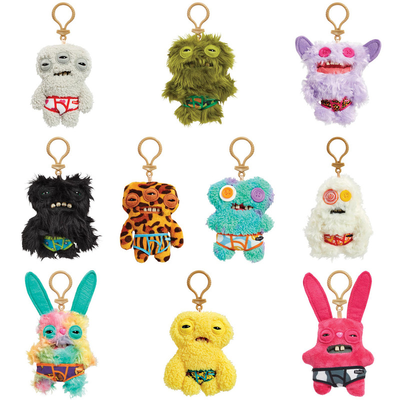 Fuggler Clip Keyring Keychain Series 4 Plush Funny Ugly Monster | eBay