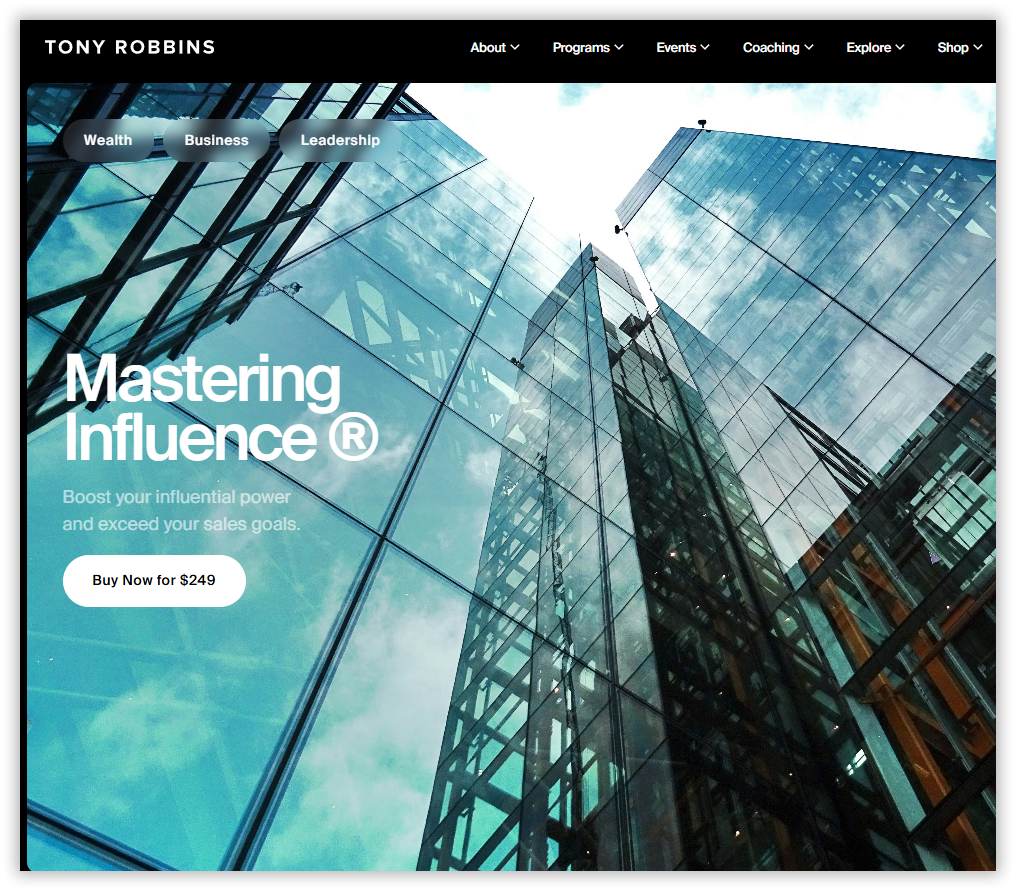 Anthony Robbins Mastering Influence - Day 10 Make it Easy and Create a Future