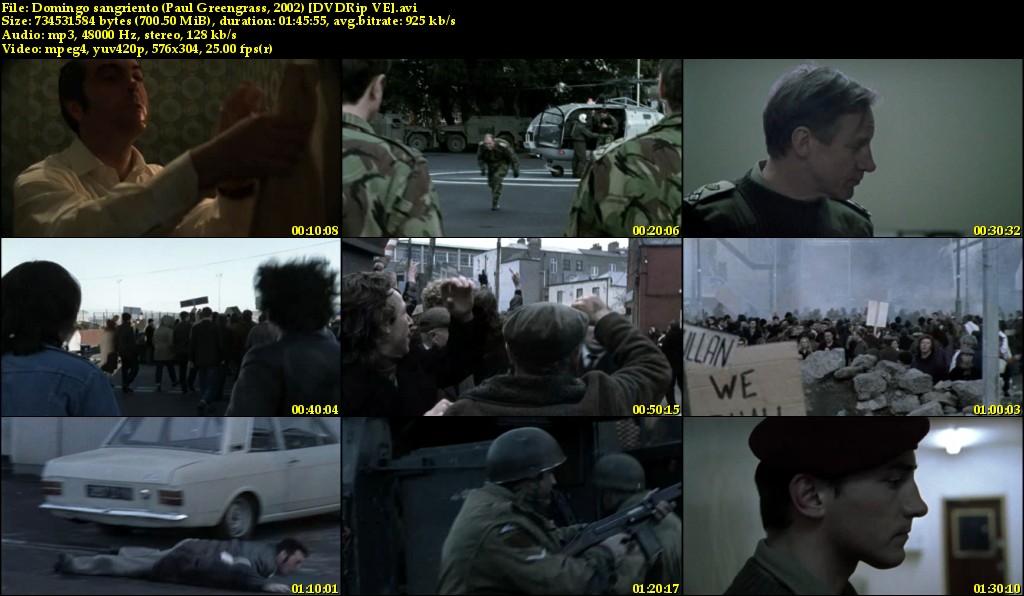 Domingo sangriento Paul Greengrass 2002 DVDRip VE s - Domingo Sangriento DVDRip Español (2002) Drama-Politico