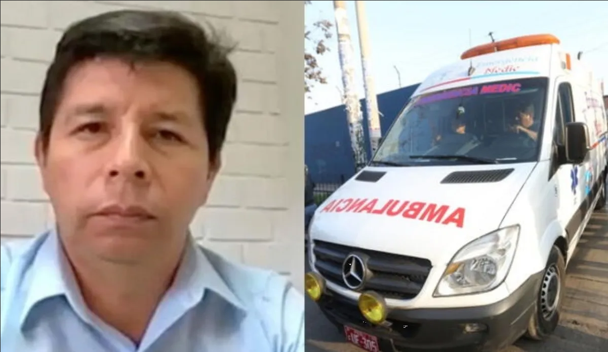 Hospitalizan de emergencia a Pedro Castillo, ex presidente de Perú