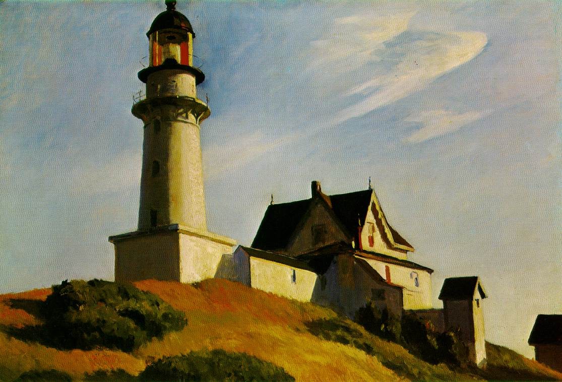 EDWARD-HOPPER-LIGHTHOUSE-AT-TWO-LIGHTS