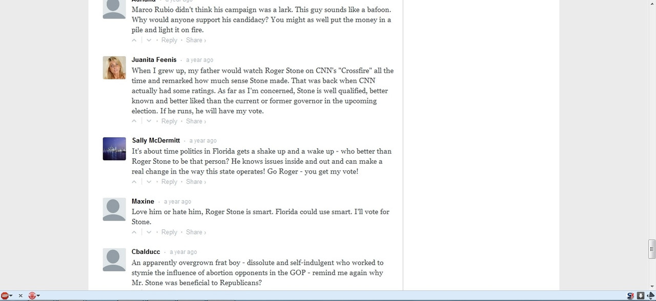 juanita feenis ex-gop bad boy roger stone eyes f