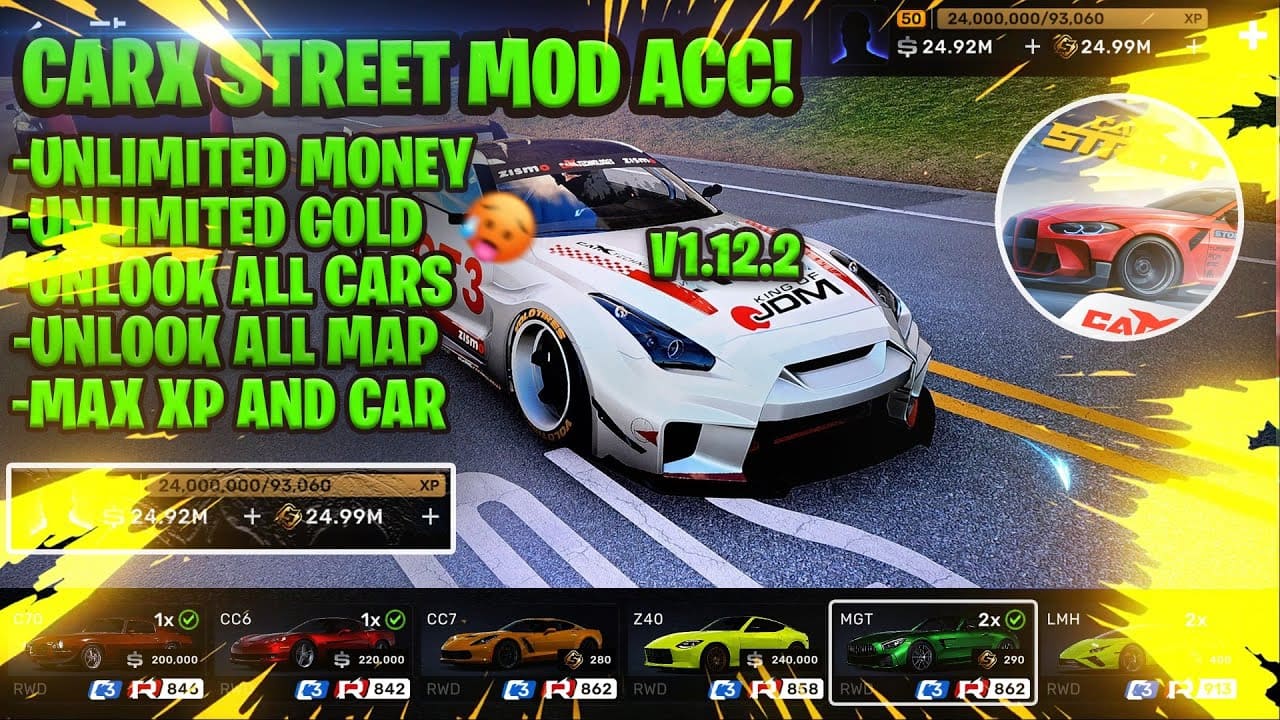 CarX Street MOD APK with Unlimited Money