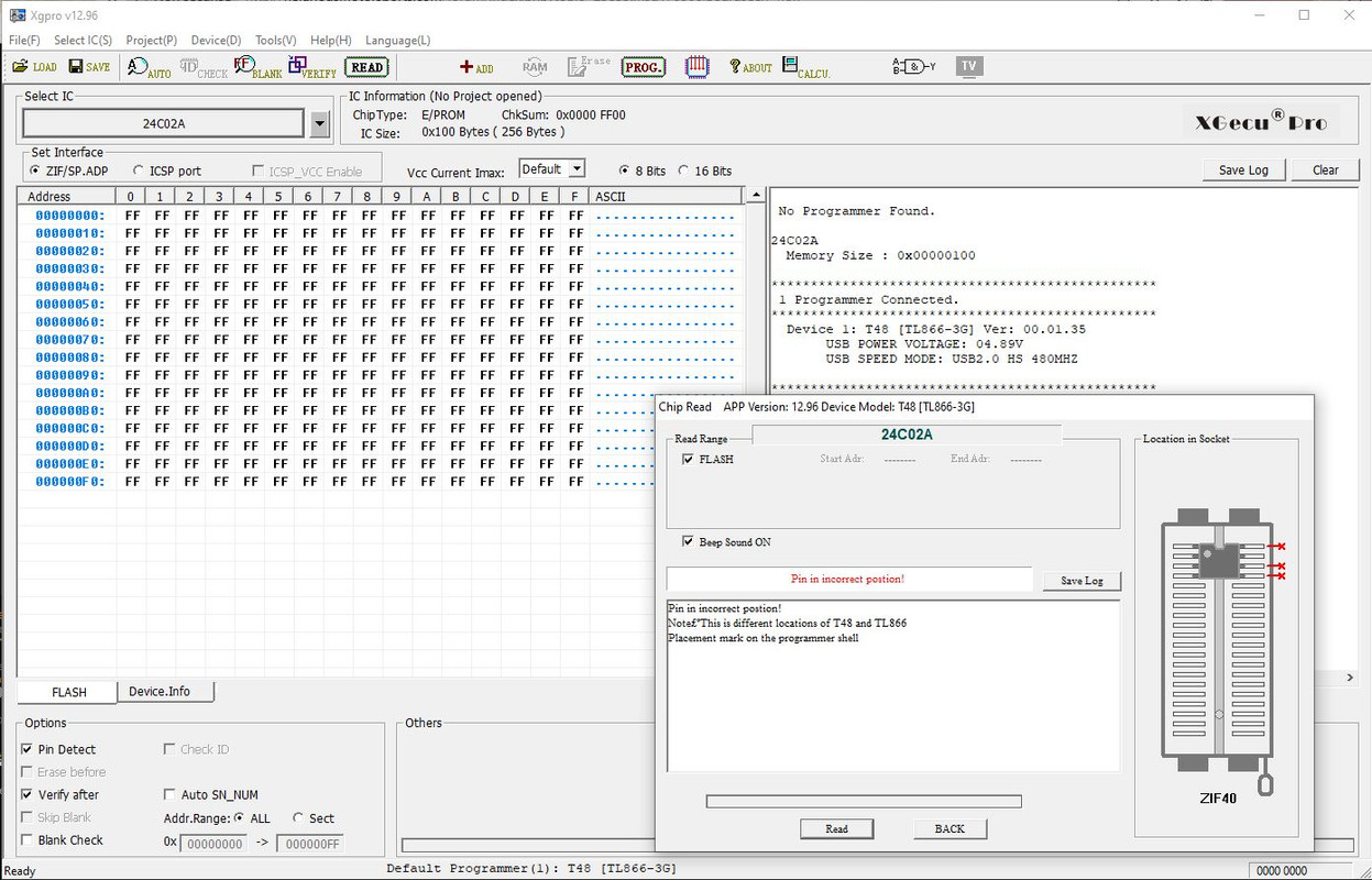 Capture microchip 24c02a