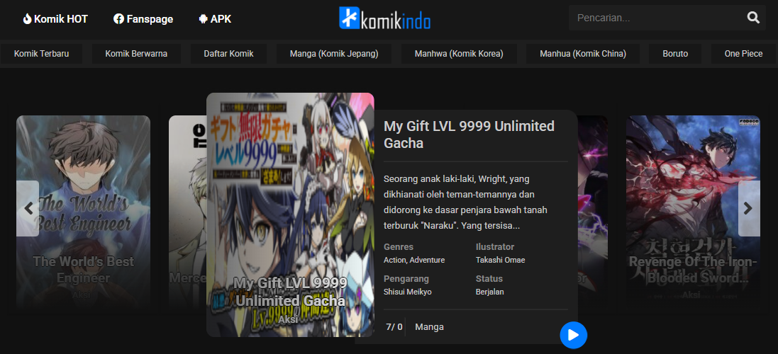 KomikIndo: Situs Baca Komik Online Gratis Paling Lengkap dan Terpercaya - WooCommerce eCommerce