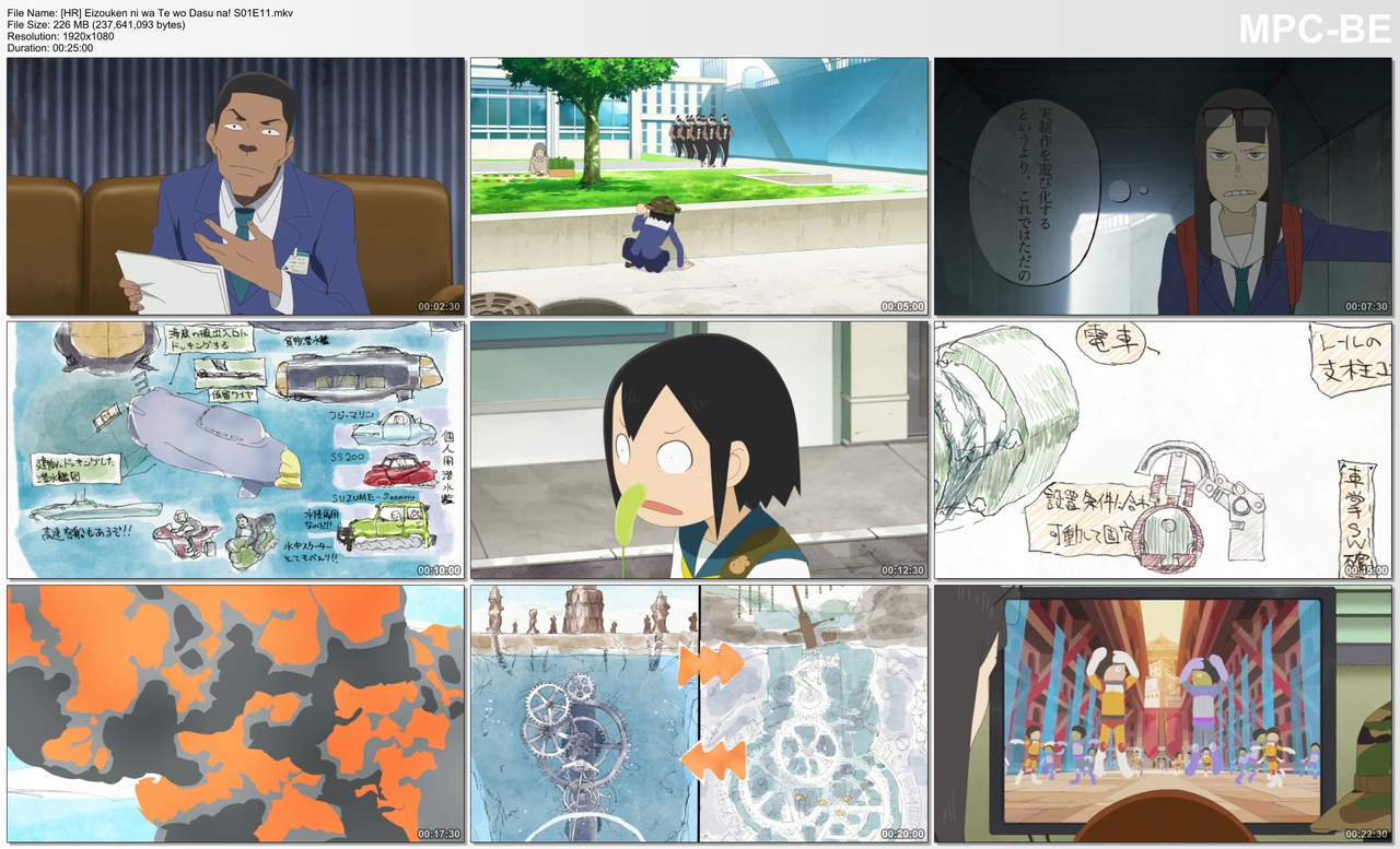 HR Eizouken ni wa Te wo Dasu na 11 1080p HEVC HR GZ