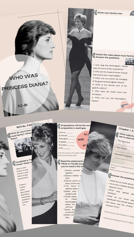 [English.annchim] Курс по книге о принцессе Диане (А2-В1)