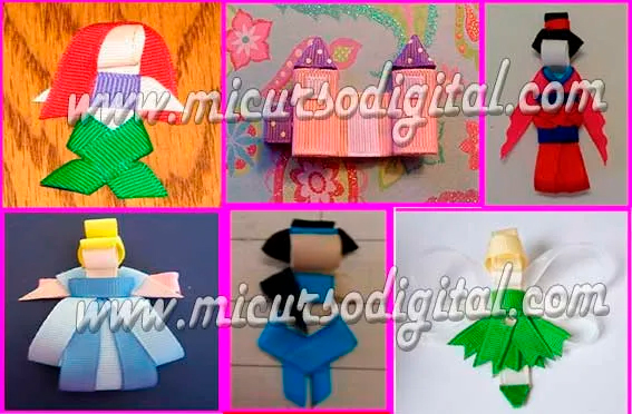 princesas hebillas balacas diademas peinados