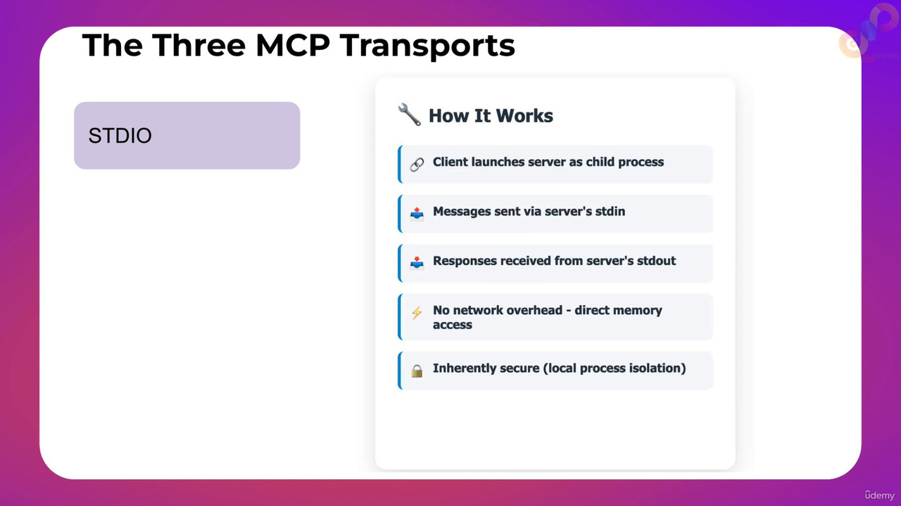 13 The Three MCP Transports STDIO Pros and Cons mp4 0001