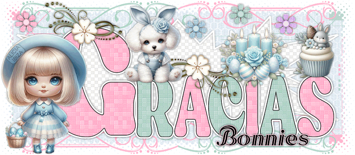 Gracias Whimsy Easter bonnies