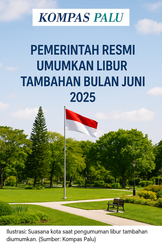 Ilustrasi: Suasana kota saat pengumuman libur tambahan diumumkan. (Sumber: Kompas Palu)