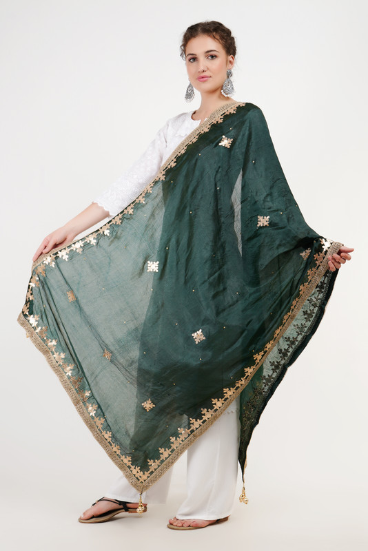 Sciarpa stola Way2Like Art seta Dupatta dolce Arif design sciarpe hijab designer - Foto 18 di 45