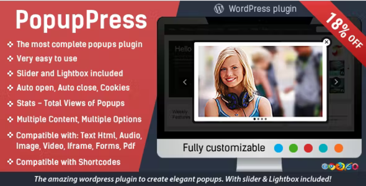 Popup Press – Popups Slider & Lightbox WordPress