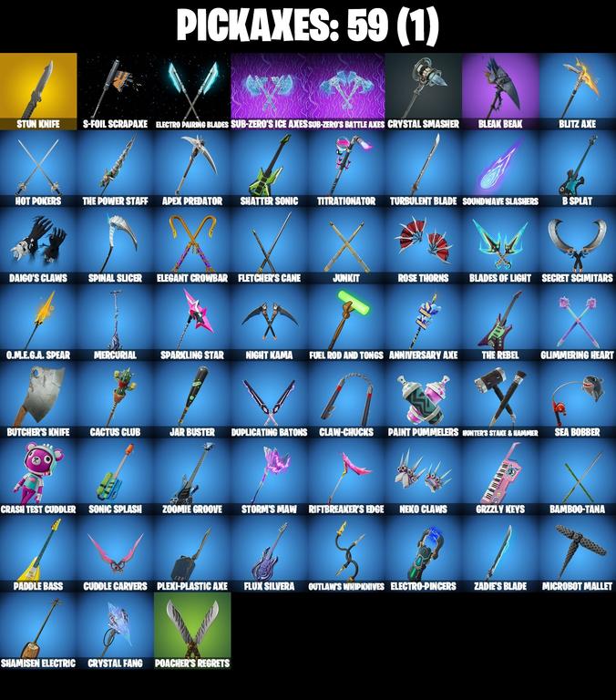 pickaxes comp