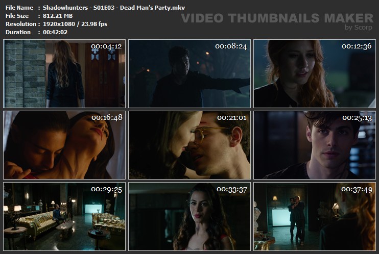 Shadowhunters S01E03 Dead Man s Party mkv