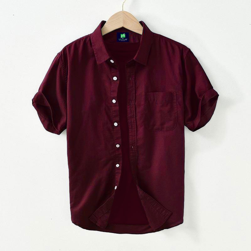 অর্ধ হাতা তুলা শার্ট