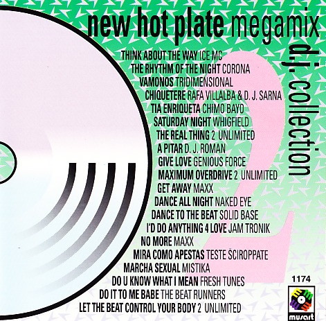 09/03/2024 - Various - New Hot Plate Megamix - D.J. Collection 2 (CD, Mixed)(Musart – CDPI-1174)  1994 R-2011799-1258446121