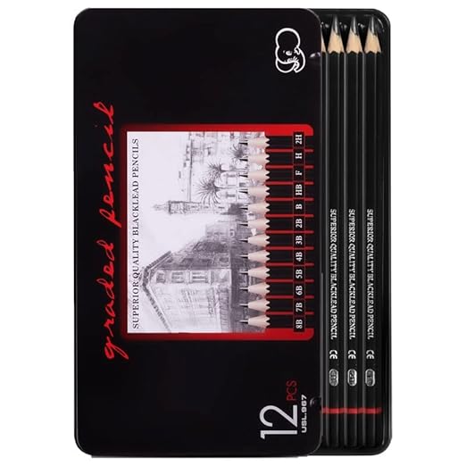 Professional Pencil Set Metal Box