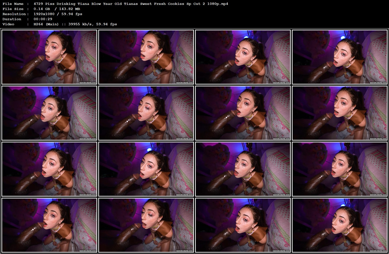 4729 Piss Drinking Tiana Blow Year Old Tianas Sweet Fresh Cookies Sp Cut 2 1080p mp4