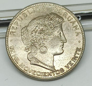 VALOR 20 AÑO 1920 PERU 20 CENTAVOS IMG-20200517-WA0001