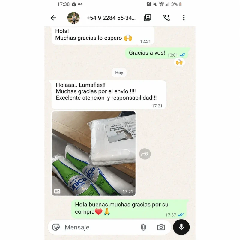 Rese&ntilde;a de cliente LumaFlex